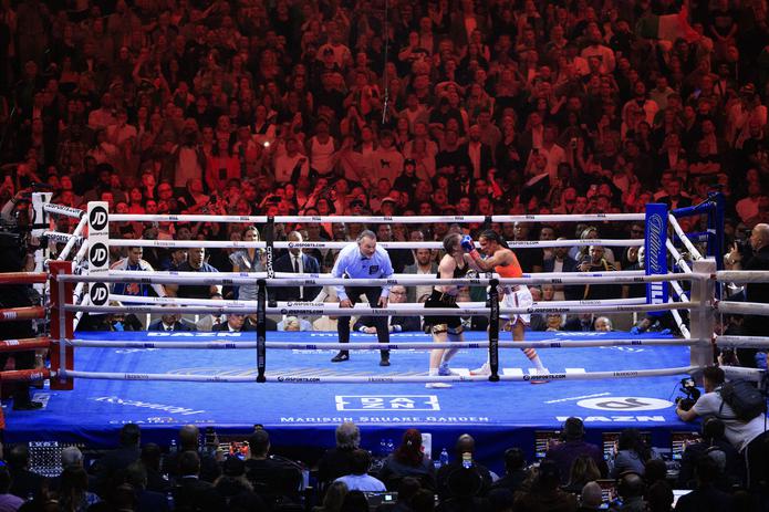 La pelea se llevó a cabo en el Madison Square Garden en Nueva York.