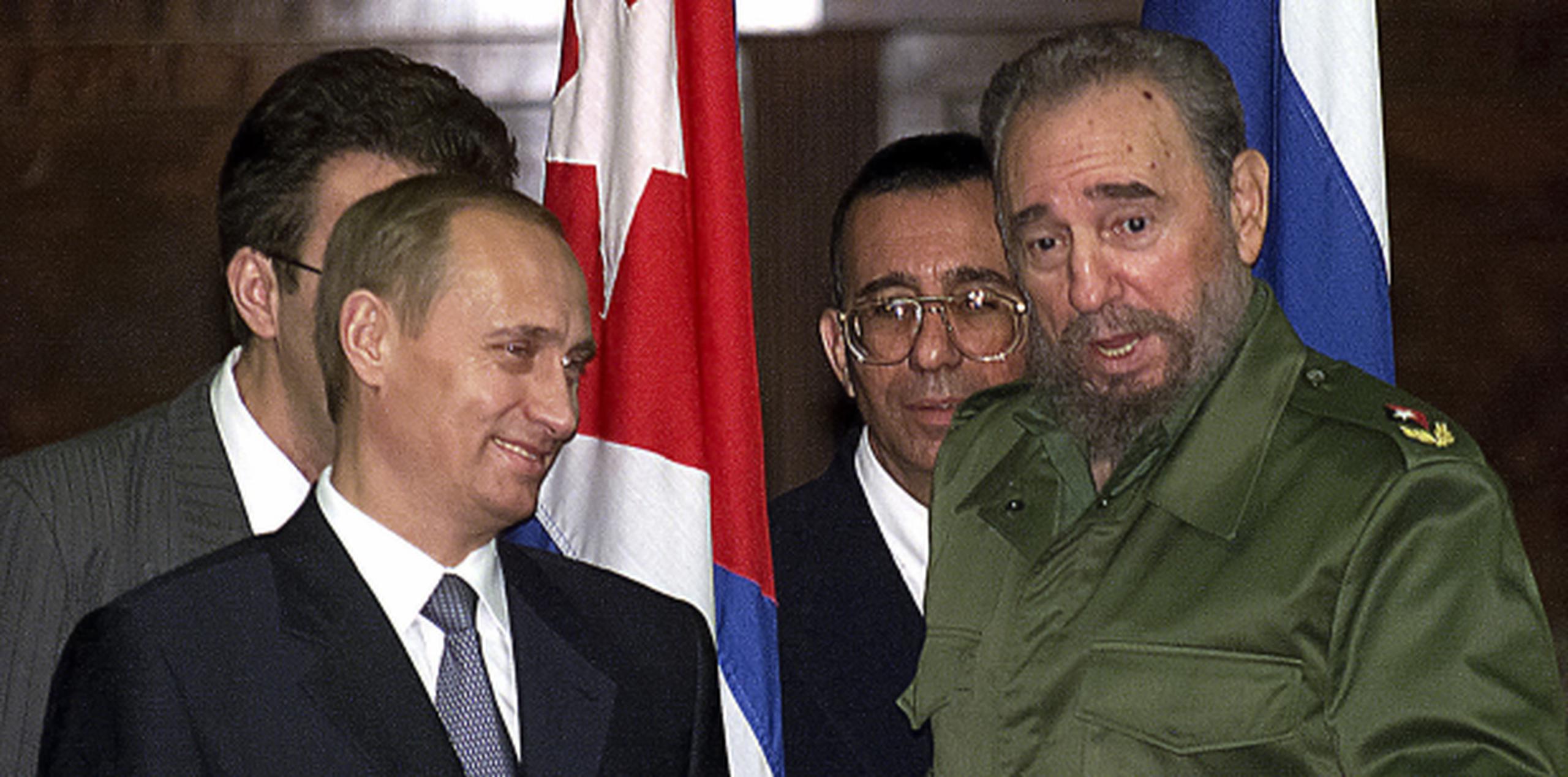 El presidente ruso Vladimir Putin calificó a Fidel Castro de símbolo de toda una época. (Archivo)