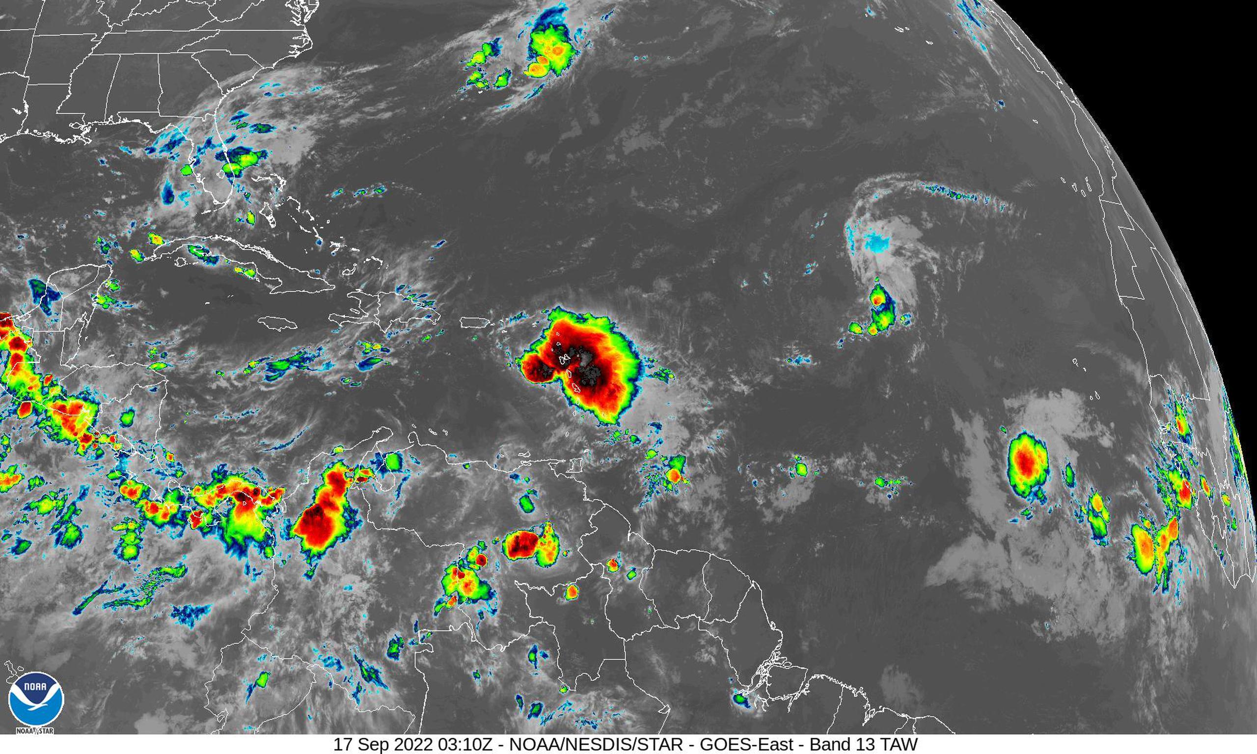 Se espera que los efectos de la tormenta tropical Fiona afecten a Puerto Rico a partir del sábado en la tarde.
