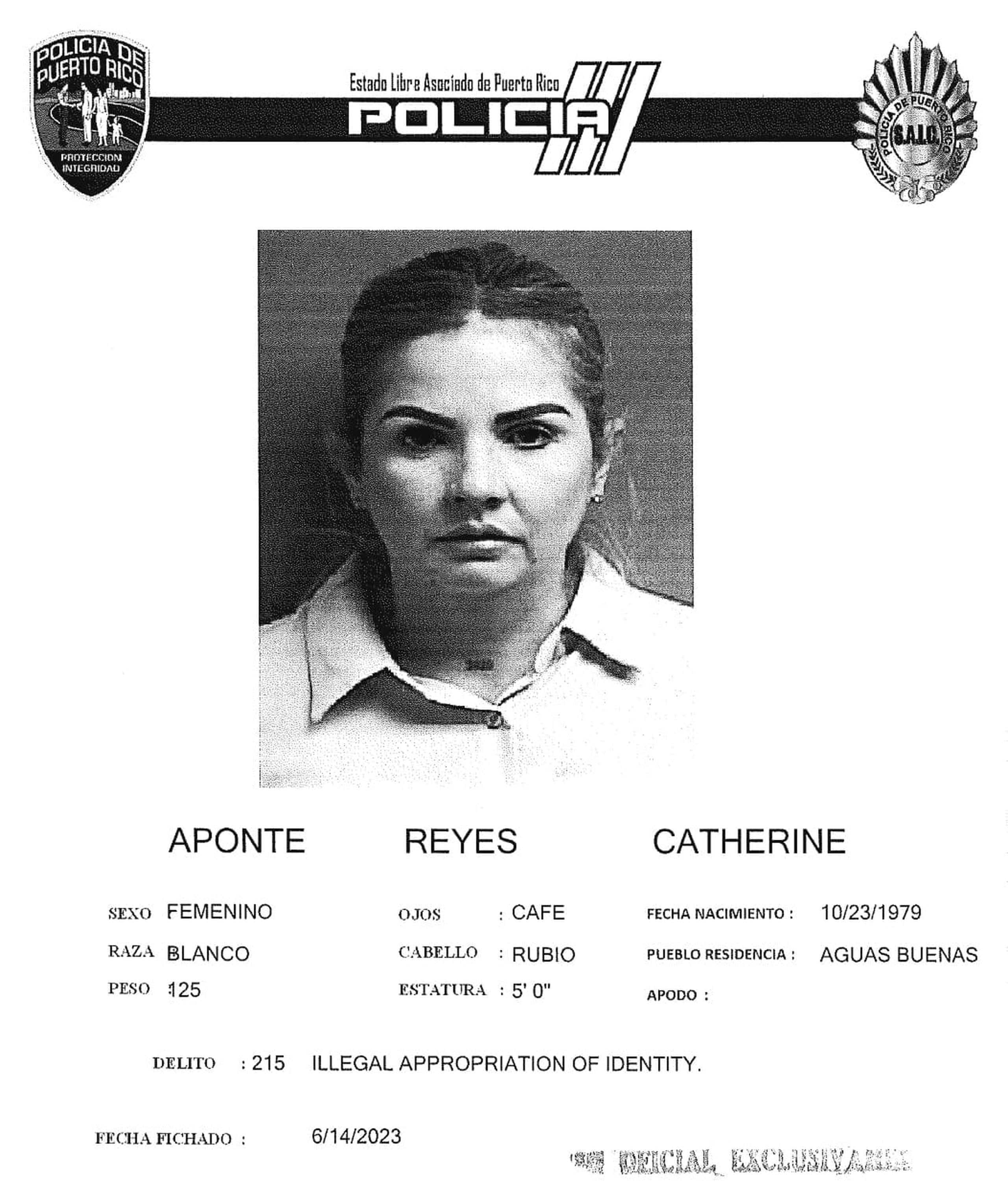 Catherine Aponte Reyes enfrenta cargos por fraude al PUA.