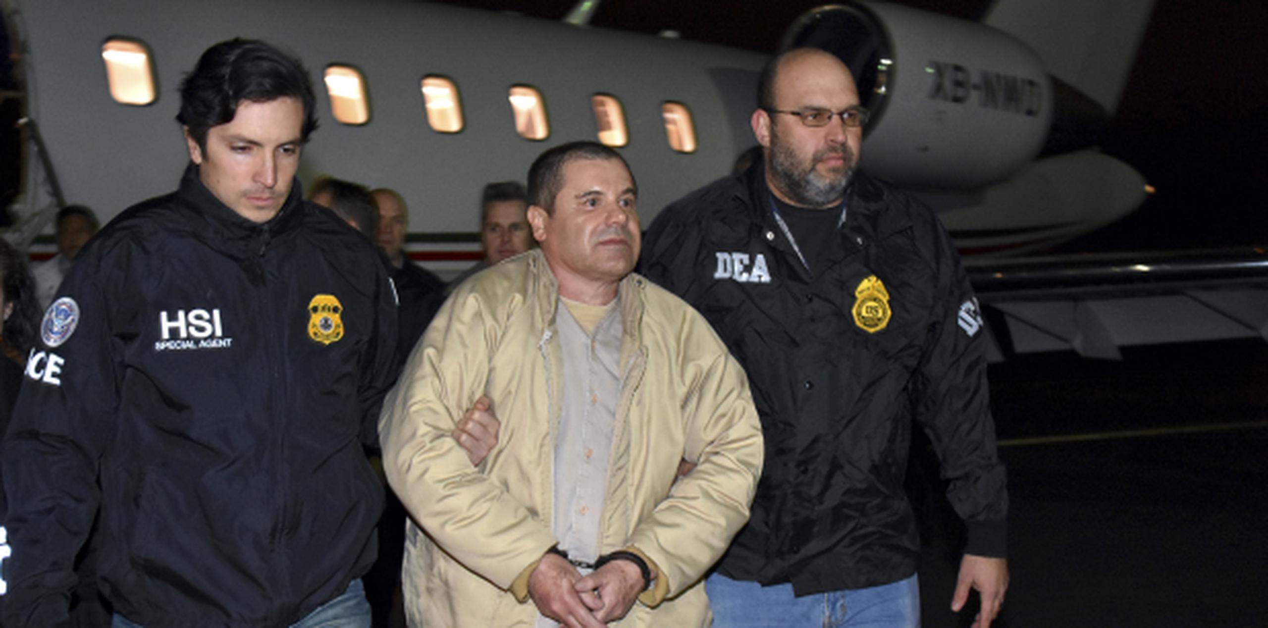 Guzmán escapó en dos ocasiones de prisión en México. (U.S. law enforcement vía AP)
