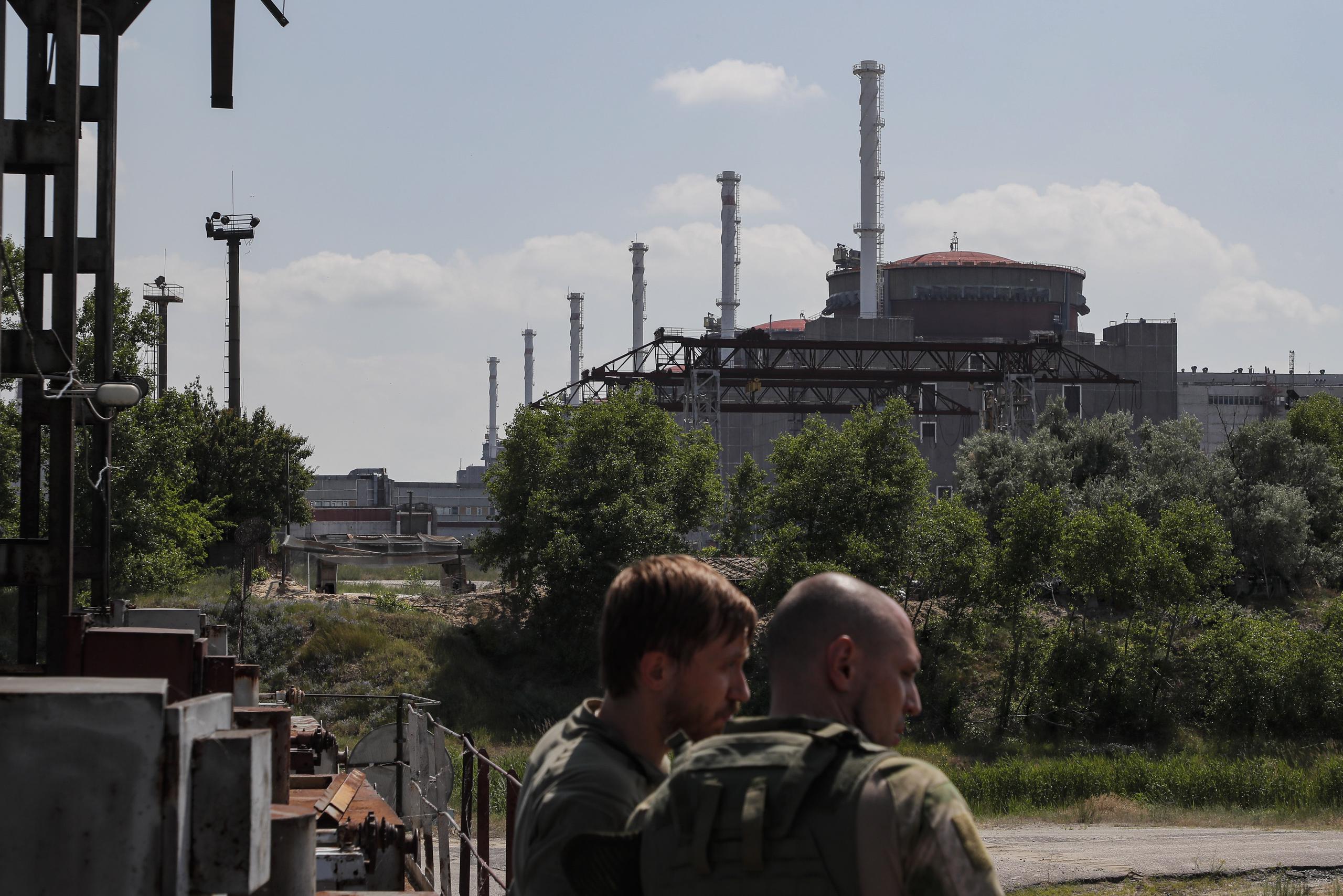 Vista de la central nuclear de Zaporiyia. (ARCHIVO/EFE/EPA/SERGEI ILNITSKY)