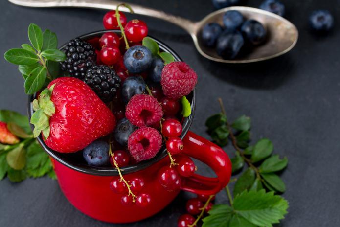 Los antioxidantes abundan en las bayas ("berries").