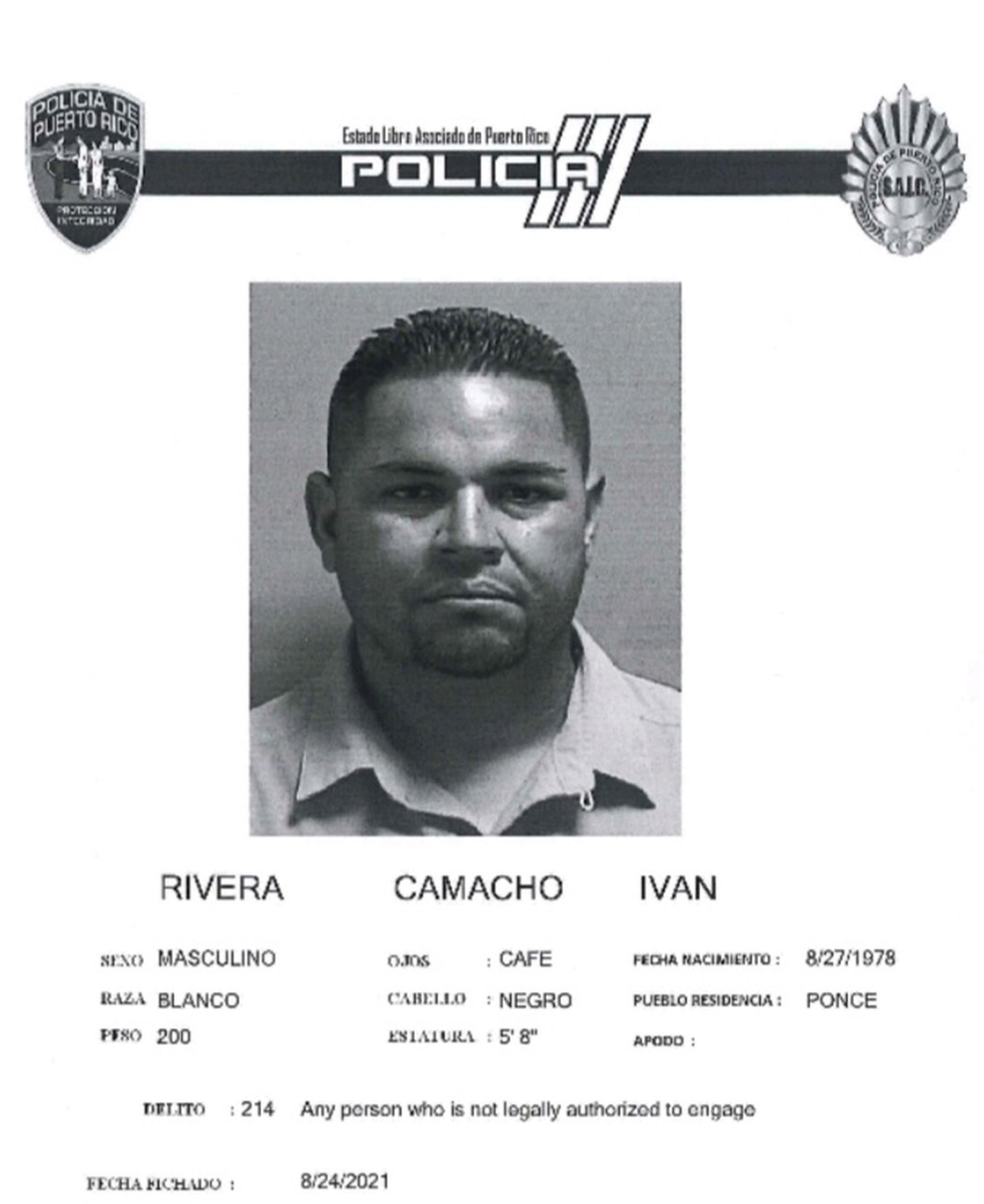 Iván Rivera Camacho de 43 años.