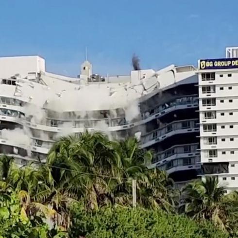 Así derribaron el icónico hotel Deauville en Miami Beach