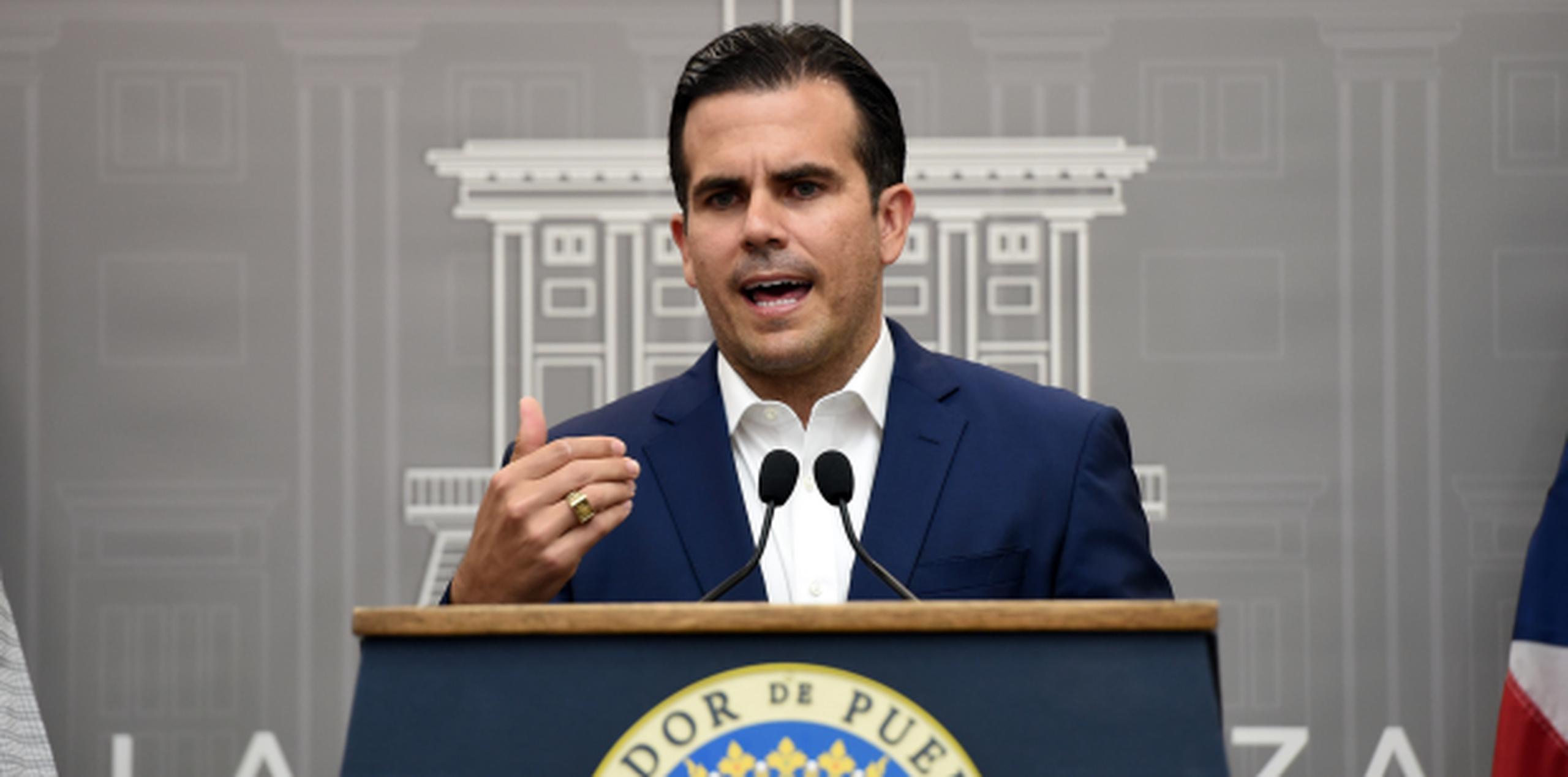 El gobernador Ricardo Rosselló hizo el anuncio en un comunicado de prensa. (Andre Kang / andre.kang@gfrmedia.com)