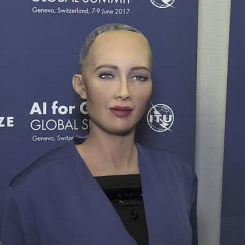 Sophia, una robot que parece humana