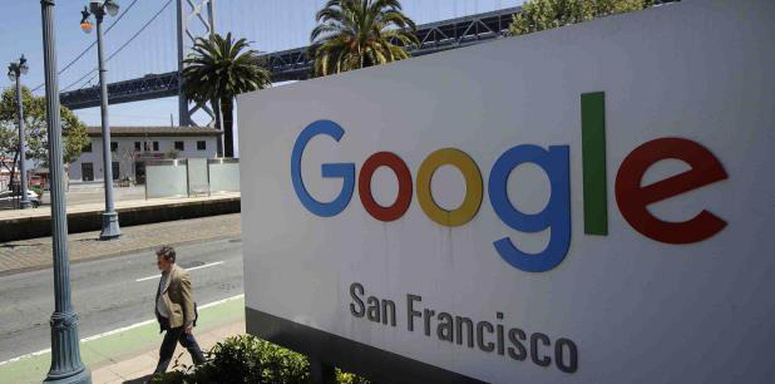 Letrero de Google en San Francisco. (AP / Jeff Chiu)