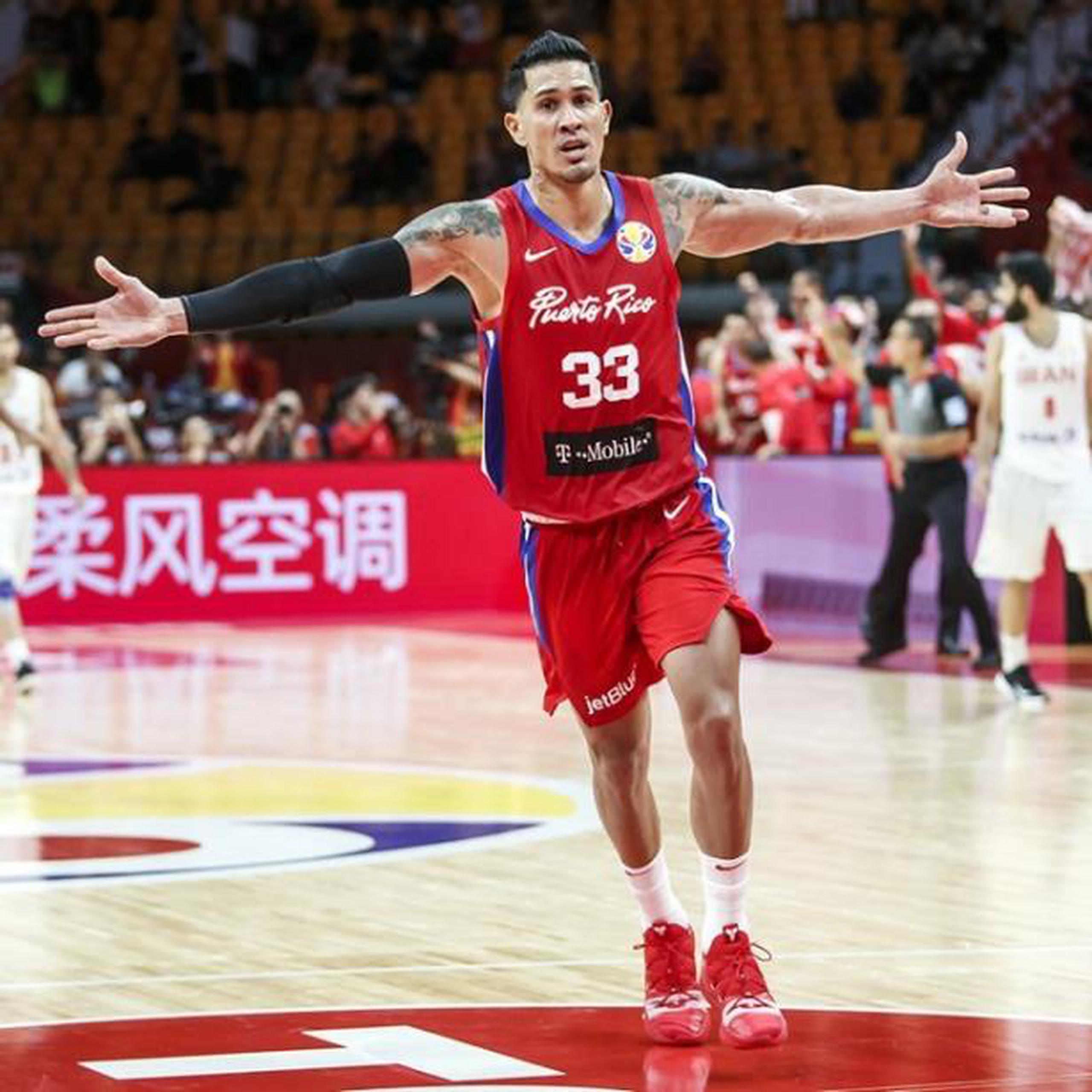 David Huertas fue clave en las dos victorias de Puerto Rico en la primera ronda del Mundial. (FIBA)