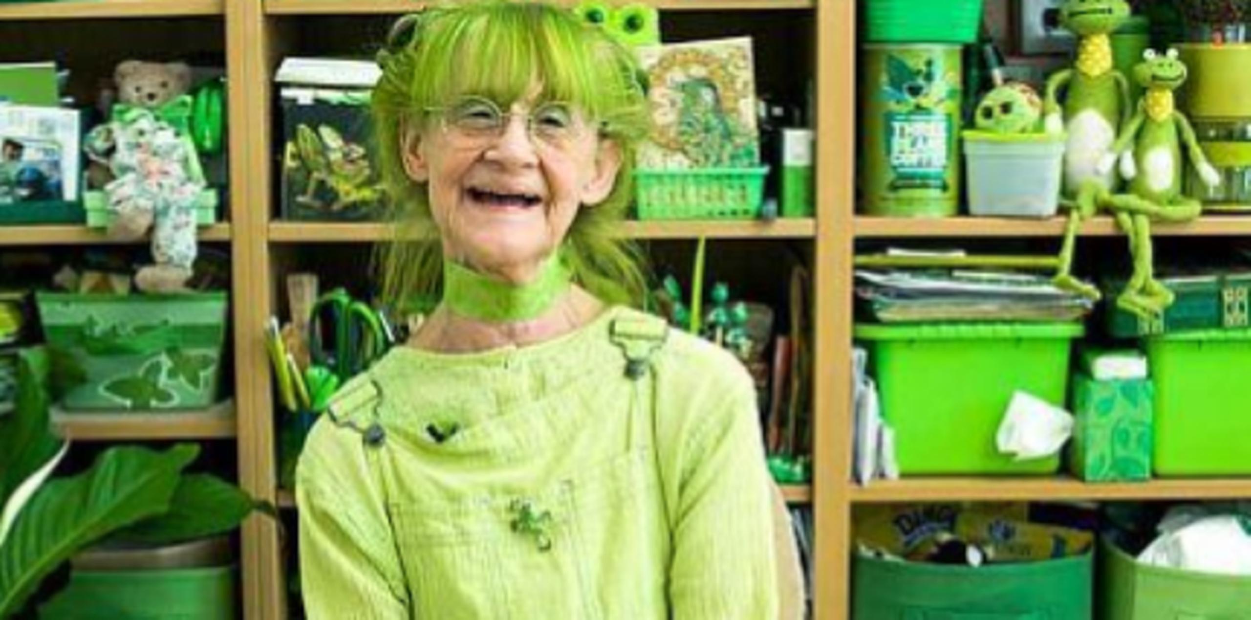 "The Green Lady" creció con su familia en Nueva Escocia, Canadá. (Captura / YouTube)