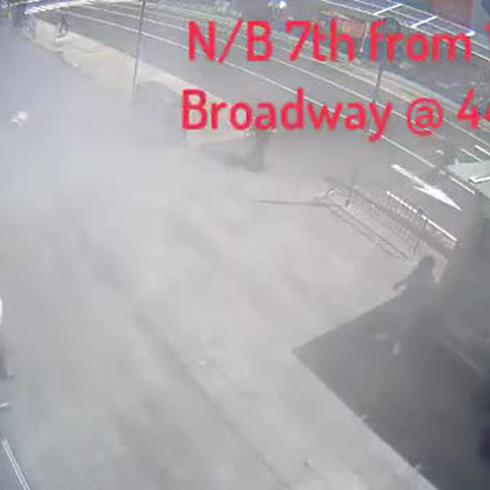 Vídeo de la embestida en Times Square