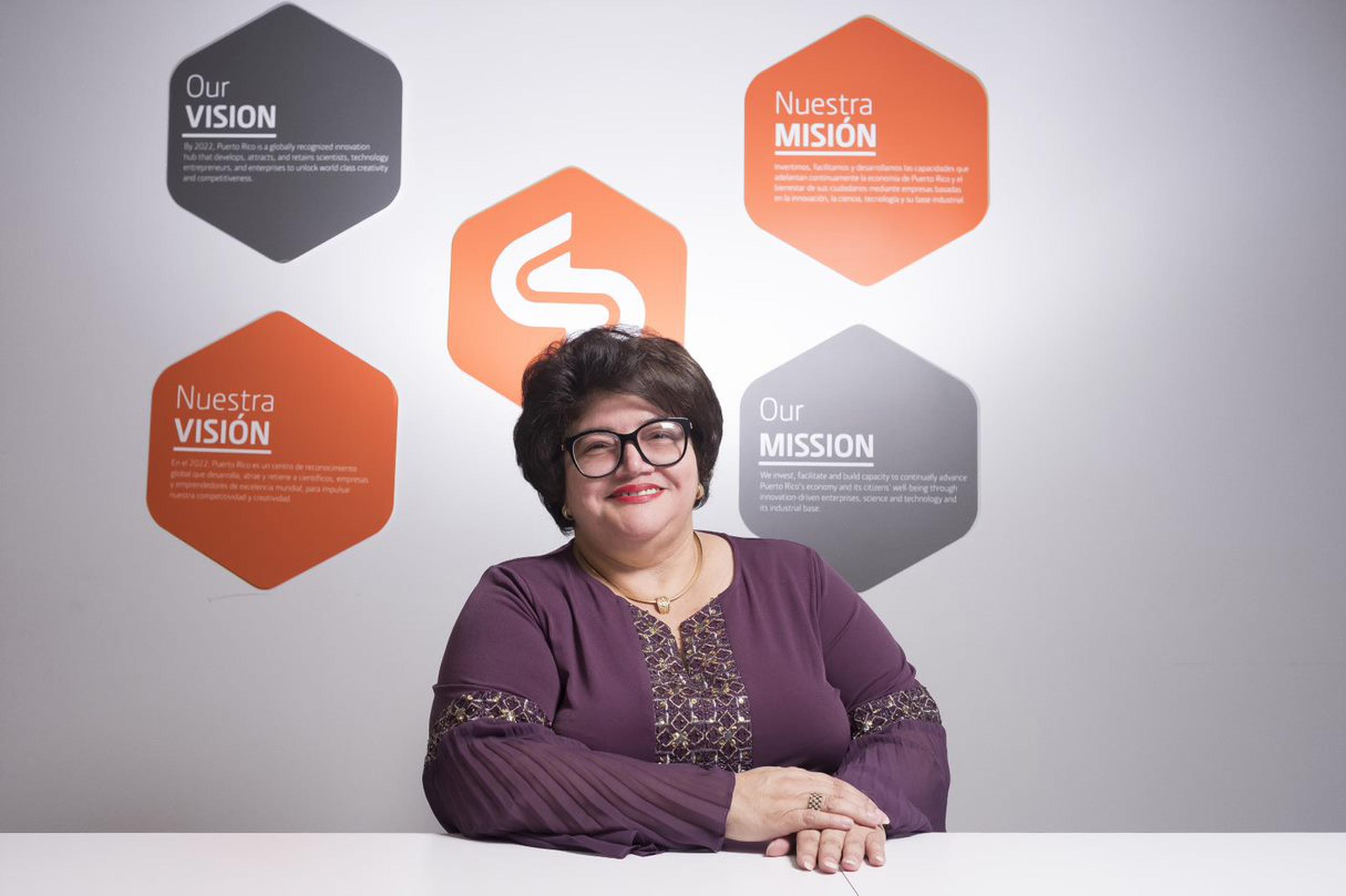 Ing. Lucy Crespo, principal oficial ejecutiva del Fideicomiso para Ciencia, Tecnología e Investigación de Puerto Rico.