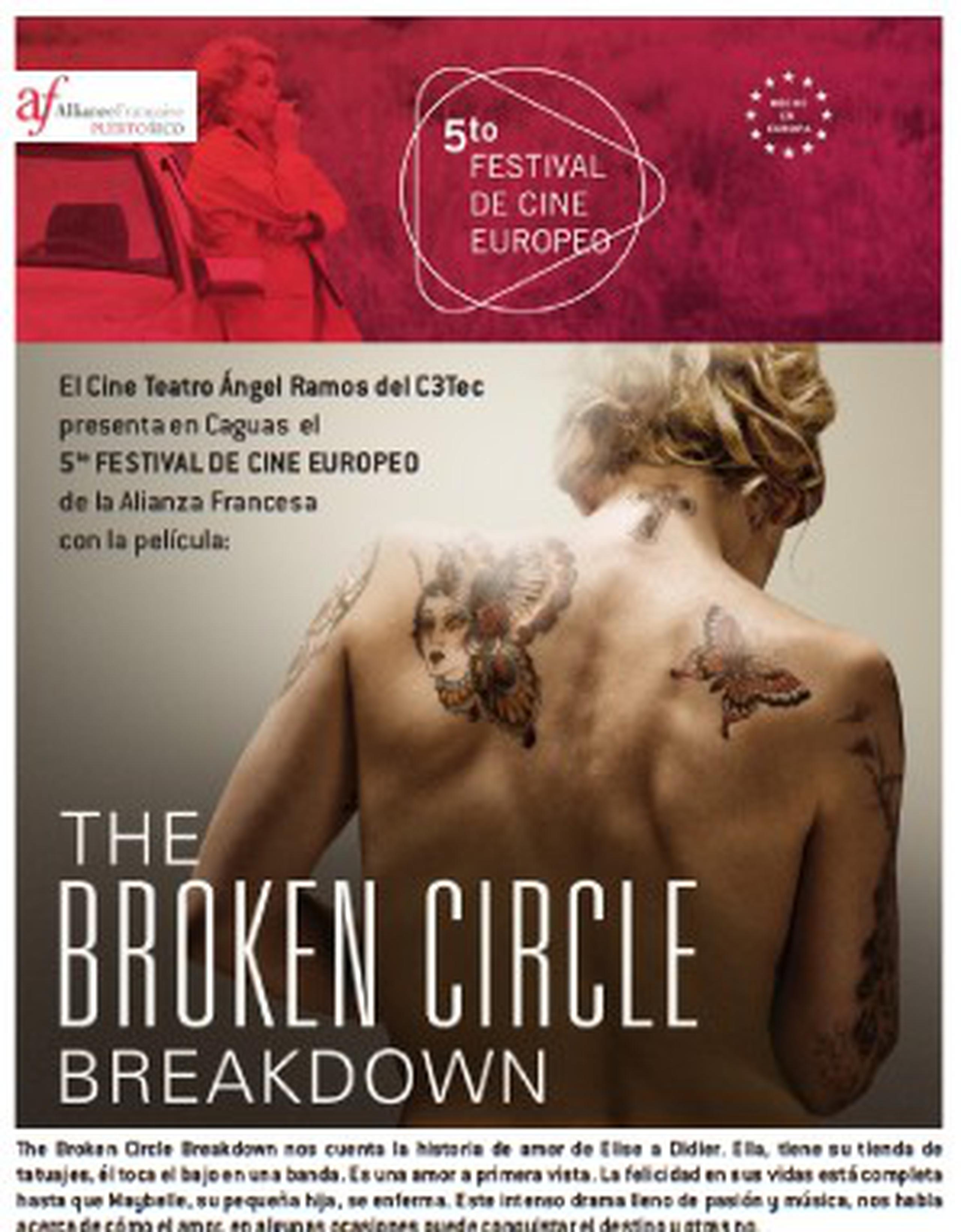 La película “The Broken Circle Breakdown”, a exhibirse el domingo, narra la historia de de amor entre Elise y Didier.(Suministrada)