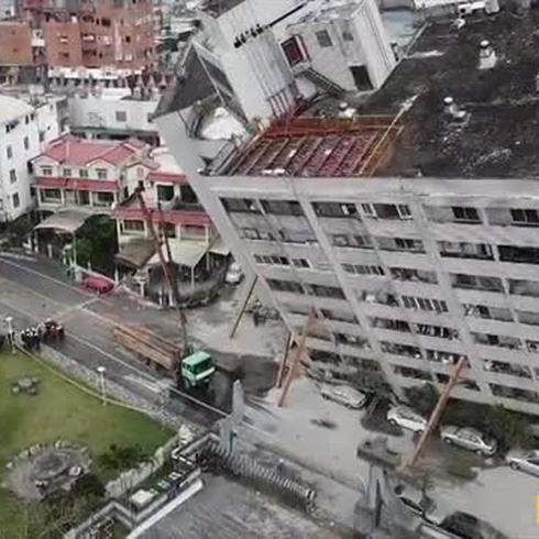 ¡De película! Mira a Taiwán luego del potente sismo
