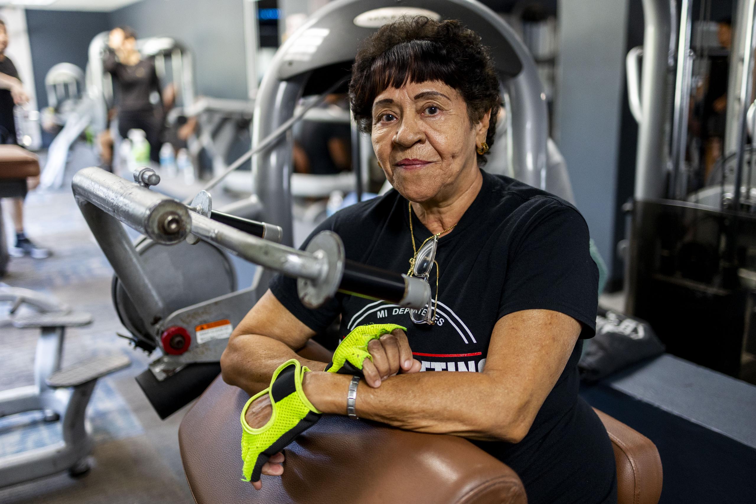 En sus años de juventud fue fisiculturista y llegó a ser dueña del primer gimnasio en Mayagüez.