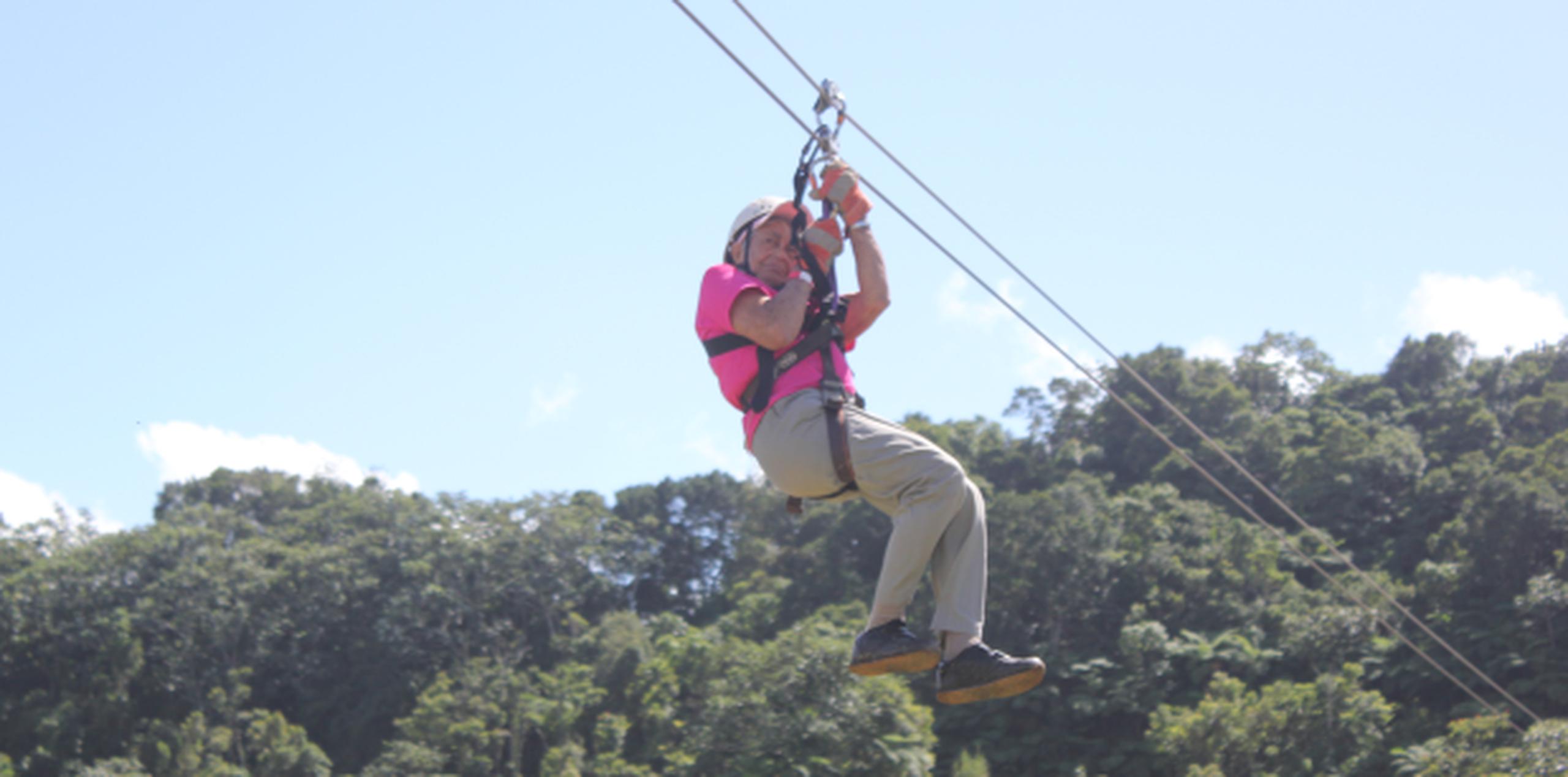 En la lista de las actividades extremas escogidas por Biga, claro que está viajar por el aire en hang gliding... ¡y con la tranquilidad que se la vive! (Suministrada)