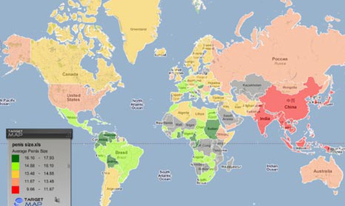 Boricuas En Los Primeros 20 Del Mapa Mundial Del Tamano De Penes Primera Hora