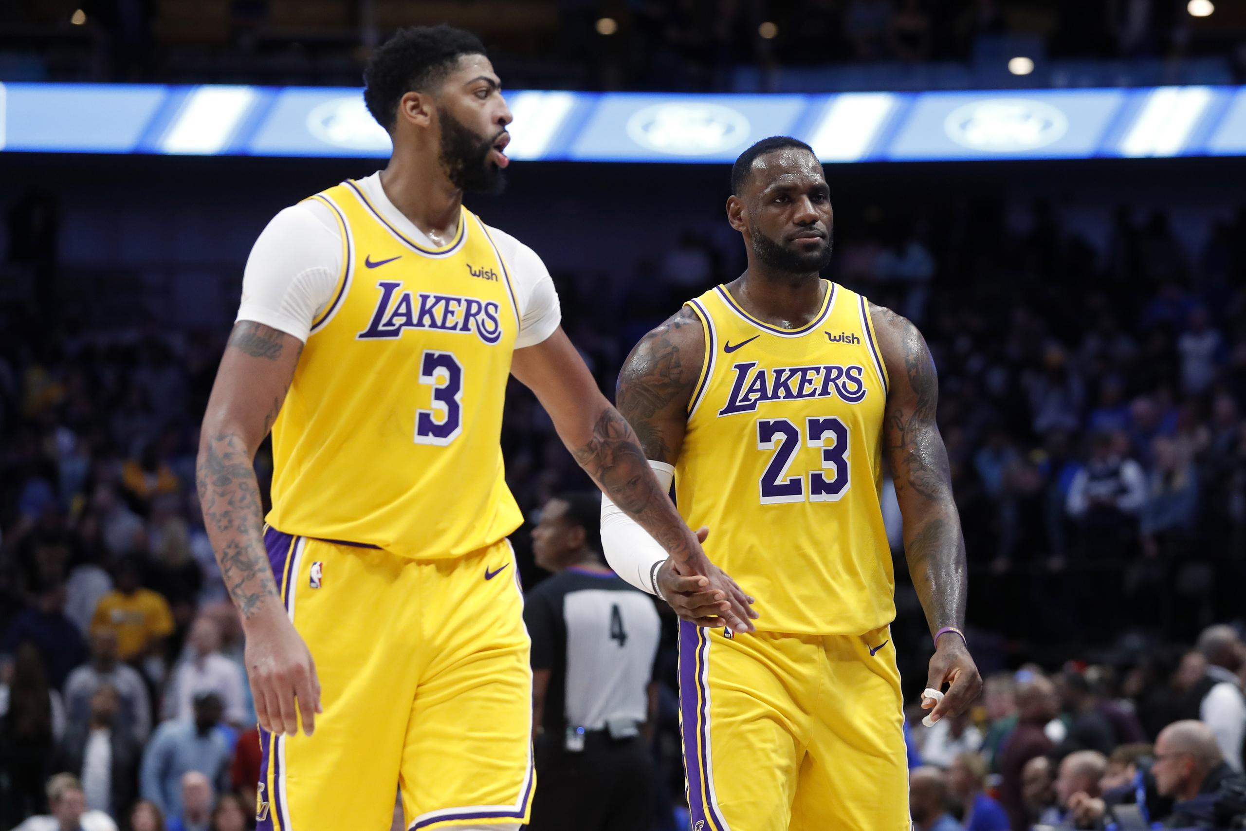Las estrellas de los Lakers, Anthony Davis y LeBron James estarán en el mismo equipo en el Juego de Estrellas.