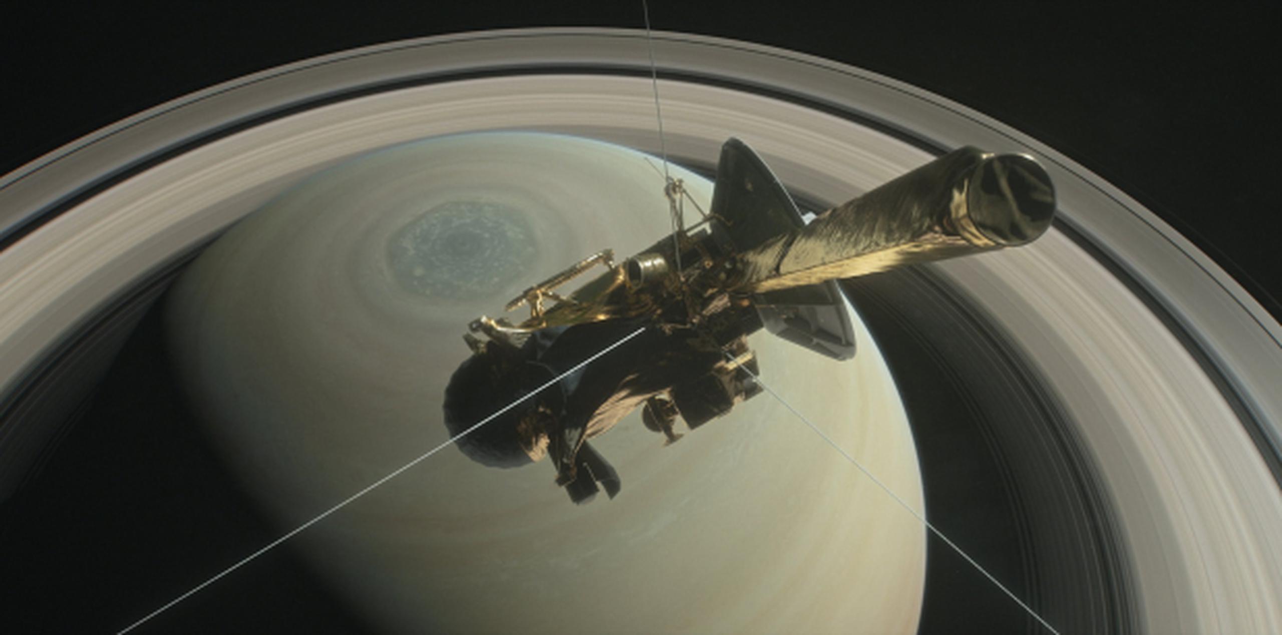 La sonda Cassini está en órbita alrededor de Saturno desde 2004. (EFE / Nasa / Jpl-Caltech / Space Science)