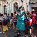 Los pequeños también gozaron las Fiestas de la calle San Sebastián