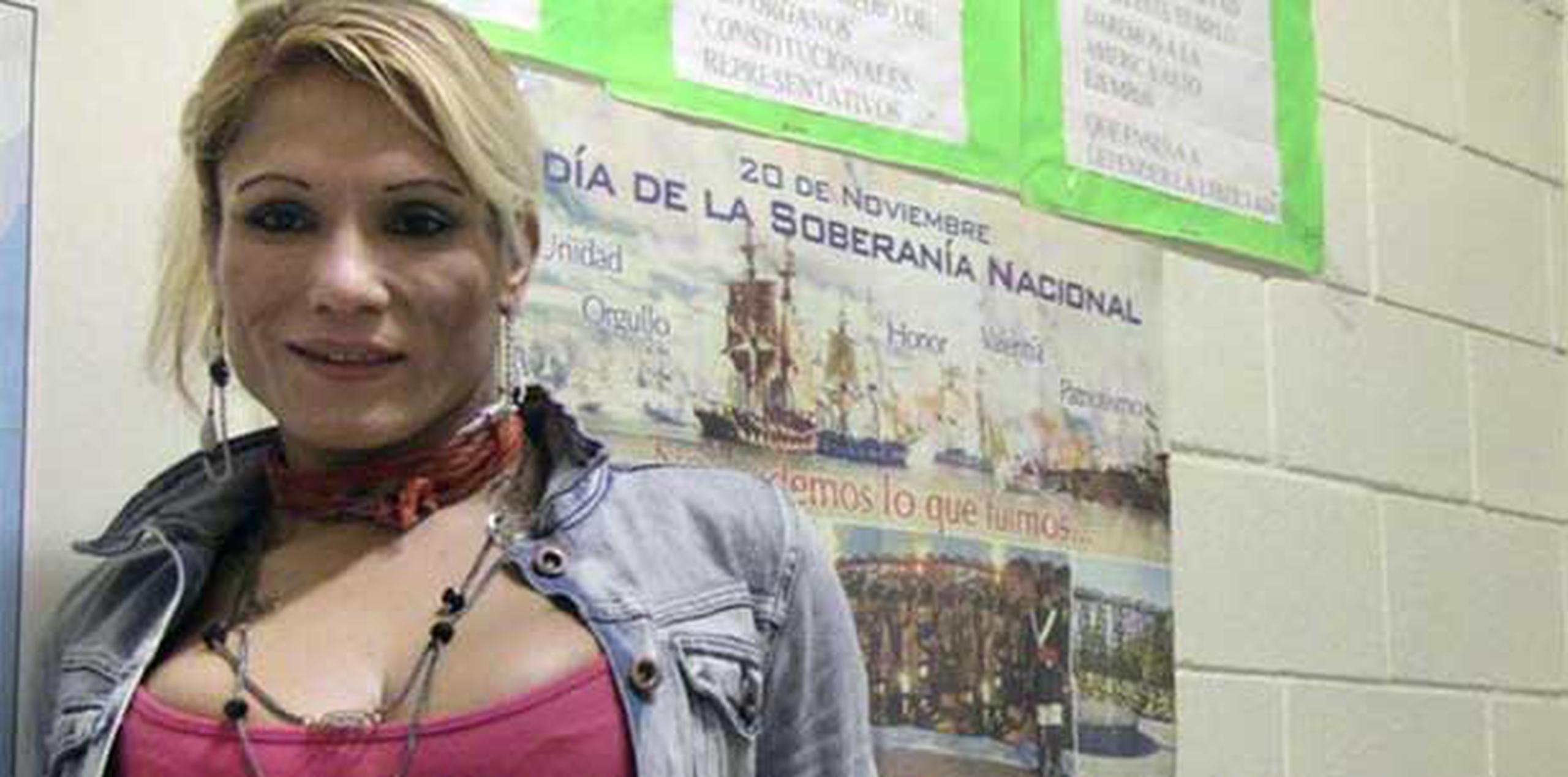 Emilce Lobos está alojada en la cárcel de varones de Ezeiza. (Verónica Dema/La Nación)